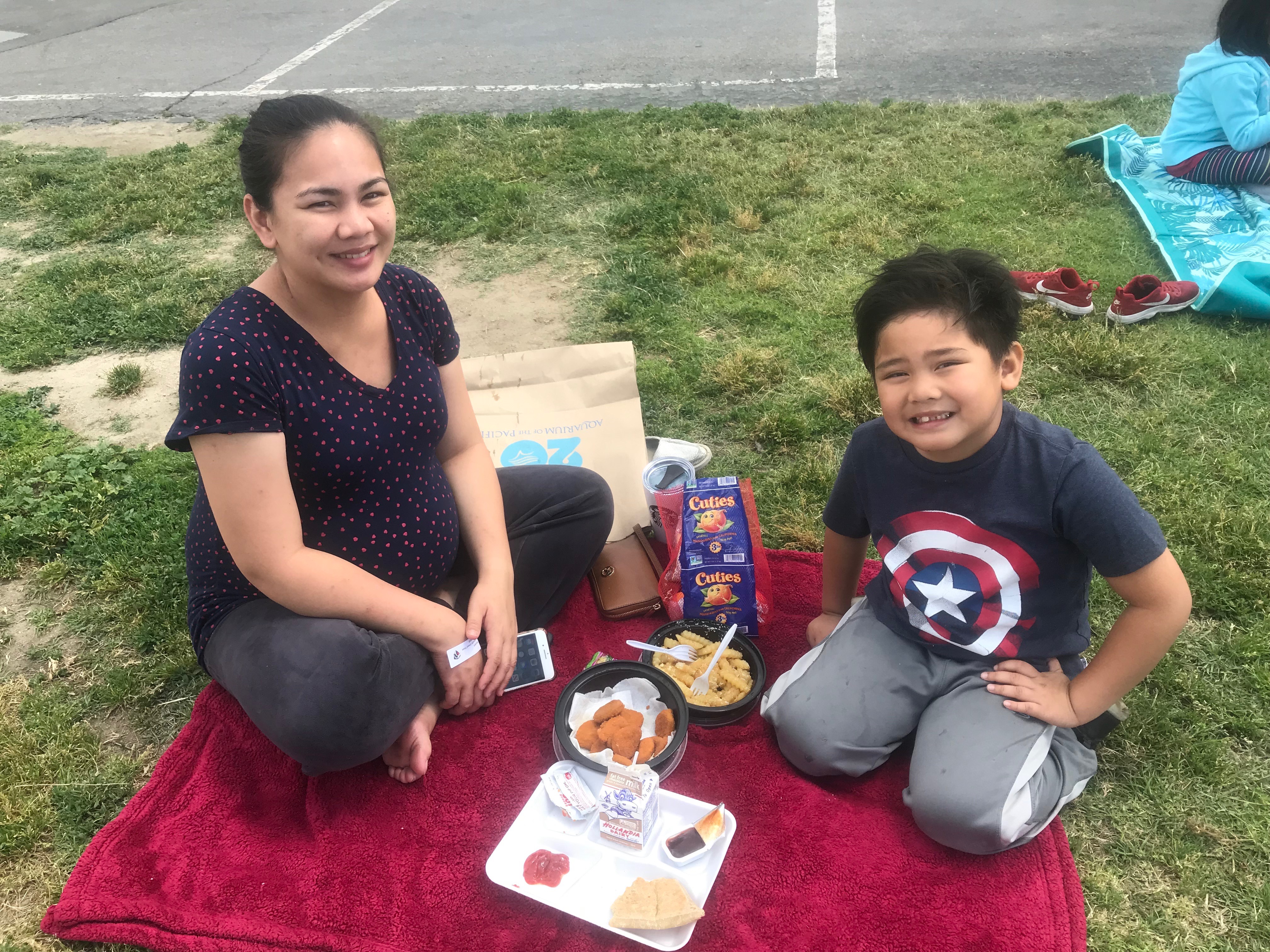 Our students enjoyed lunch with their families for Lunch with Loved Ones.