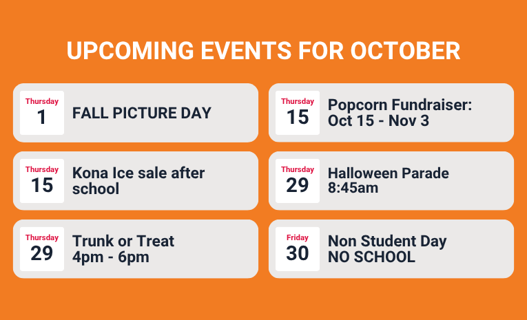 Upcoming Events for October - article thumnail image